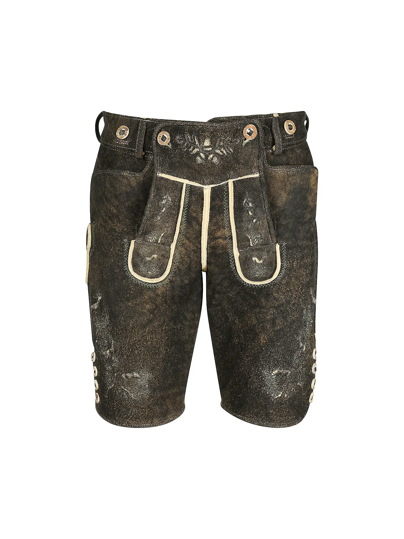WEINBAUER | Lederhose aus Rothirschleder "Wildruf" | 